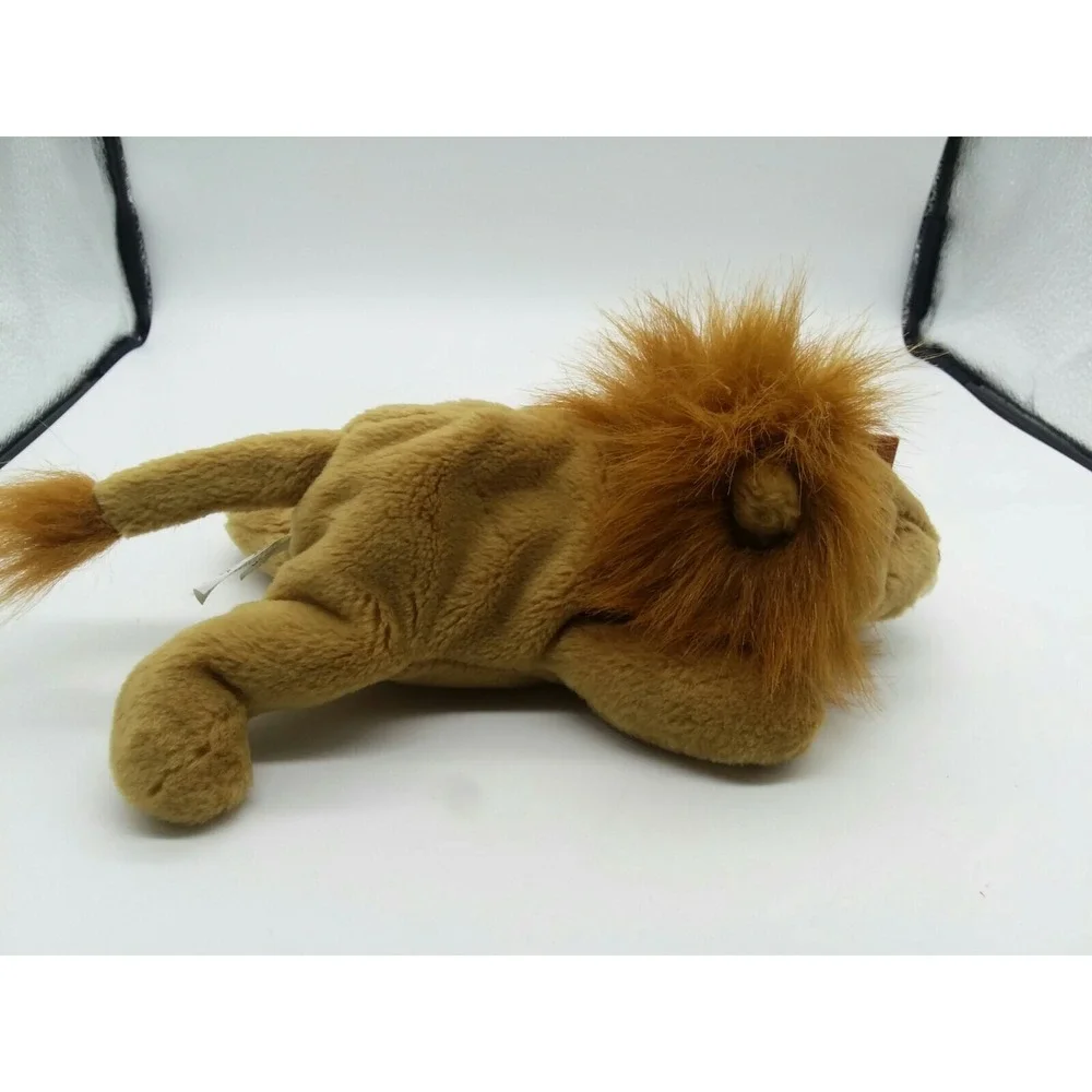 Lou Rankin Dakin Mini Friends Maximillion Lion 10 Inches Brown Paper Tag